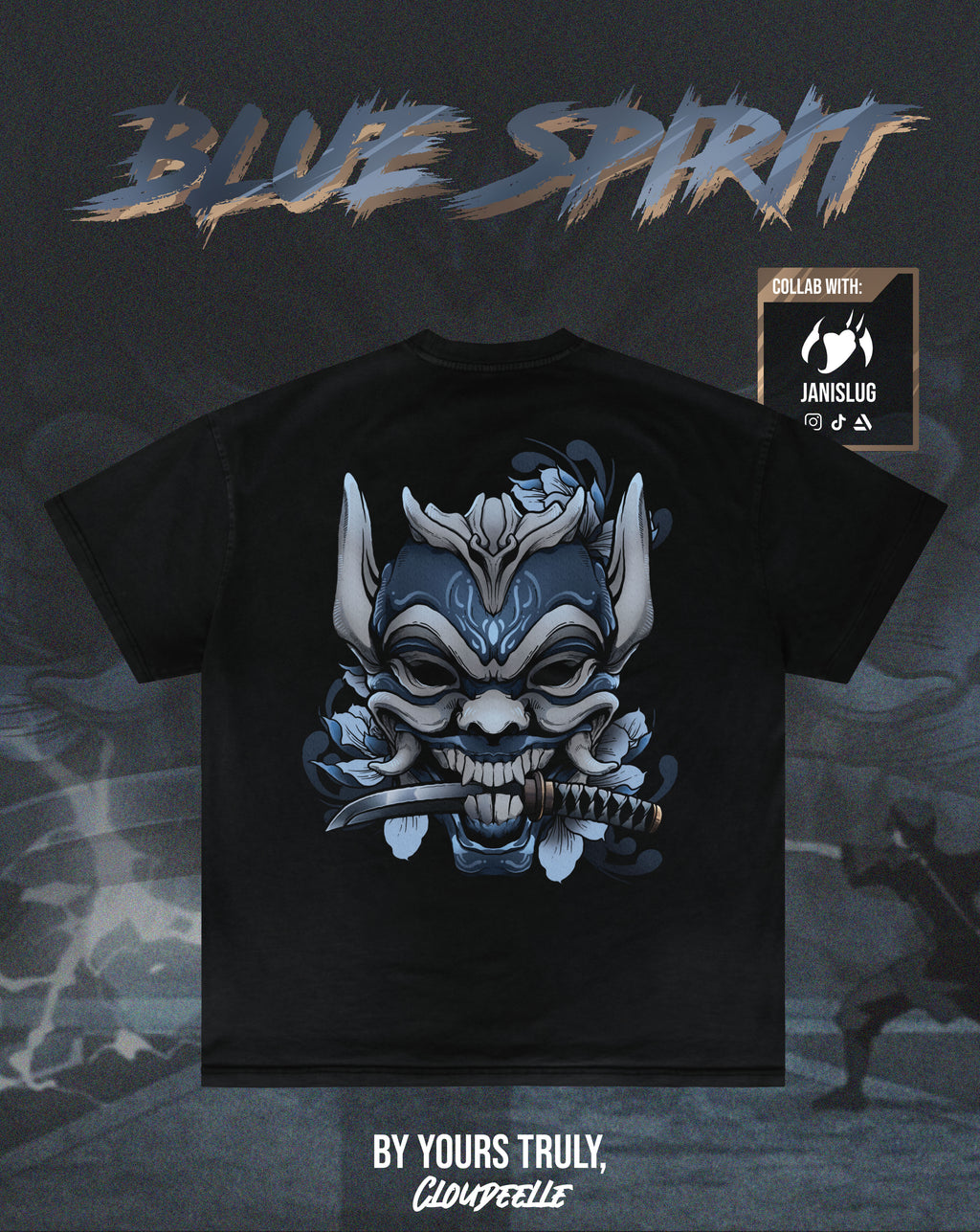 "Blue Spirit" - Oversized Tee