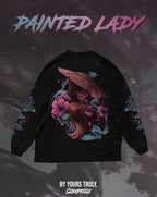 "Painted Lady" - Oversized Longsleeve Tee