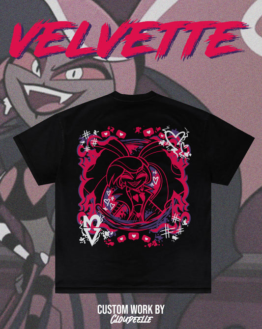 "Velvette" - Oversized Tee