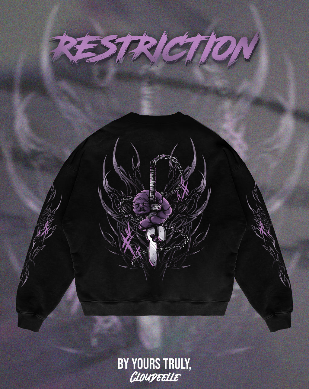 "Restriction" - Oversized Crewneck