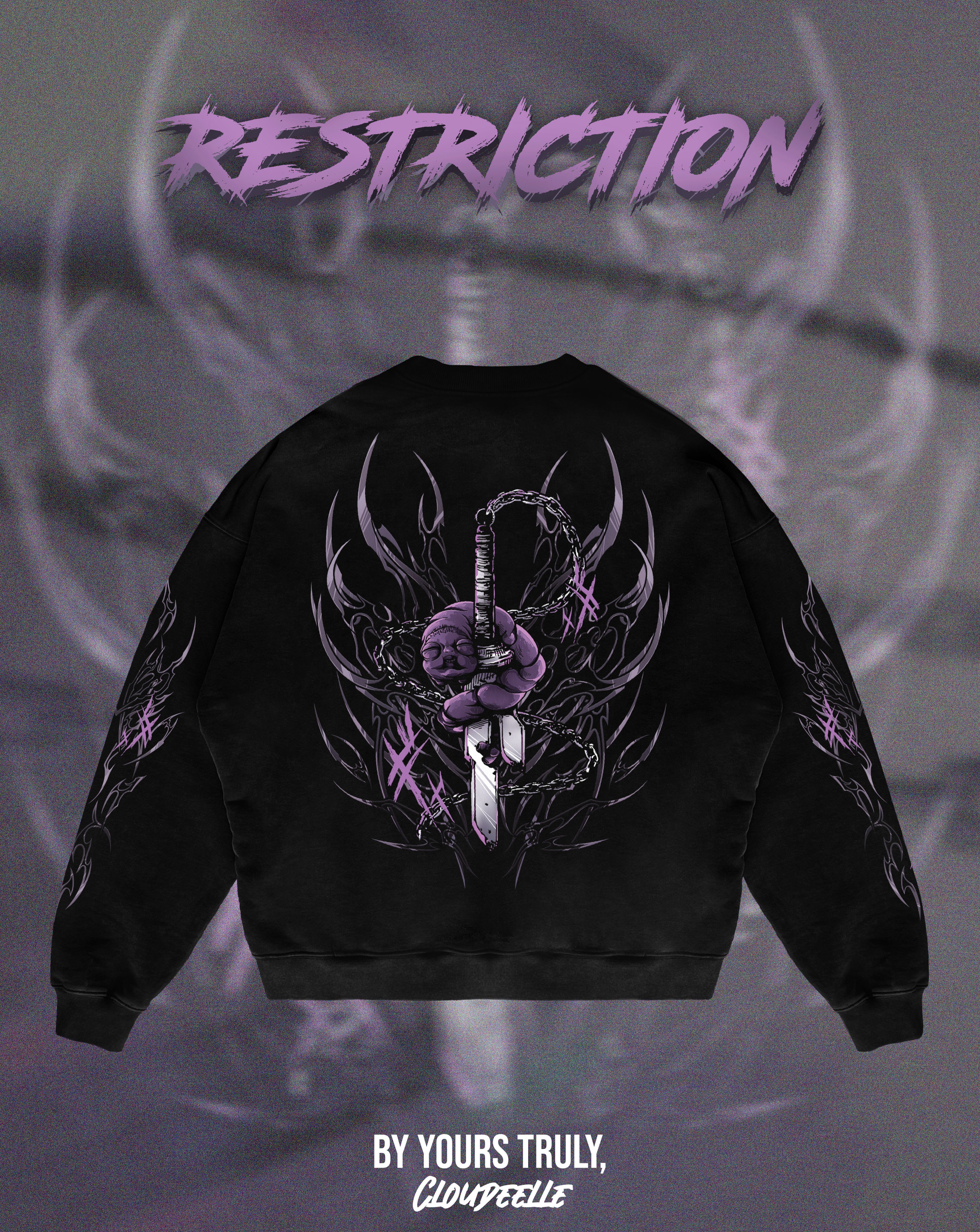 "Restriction" - Oversized Crewneck