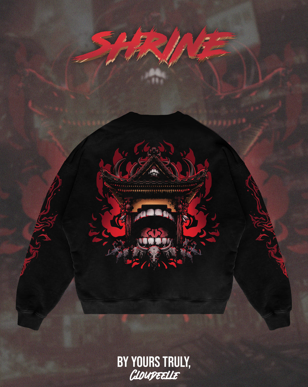 "Shrine" - Oversized Crewneck