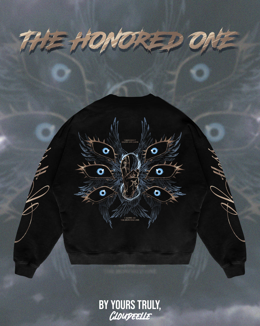 "The Honored One" - Oversized Crewneck