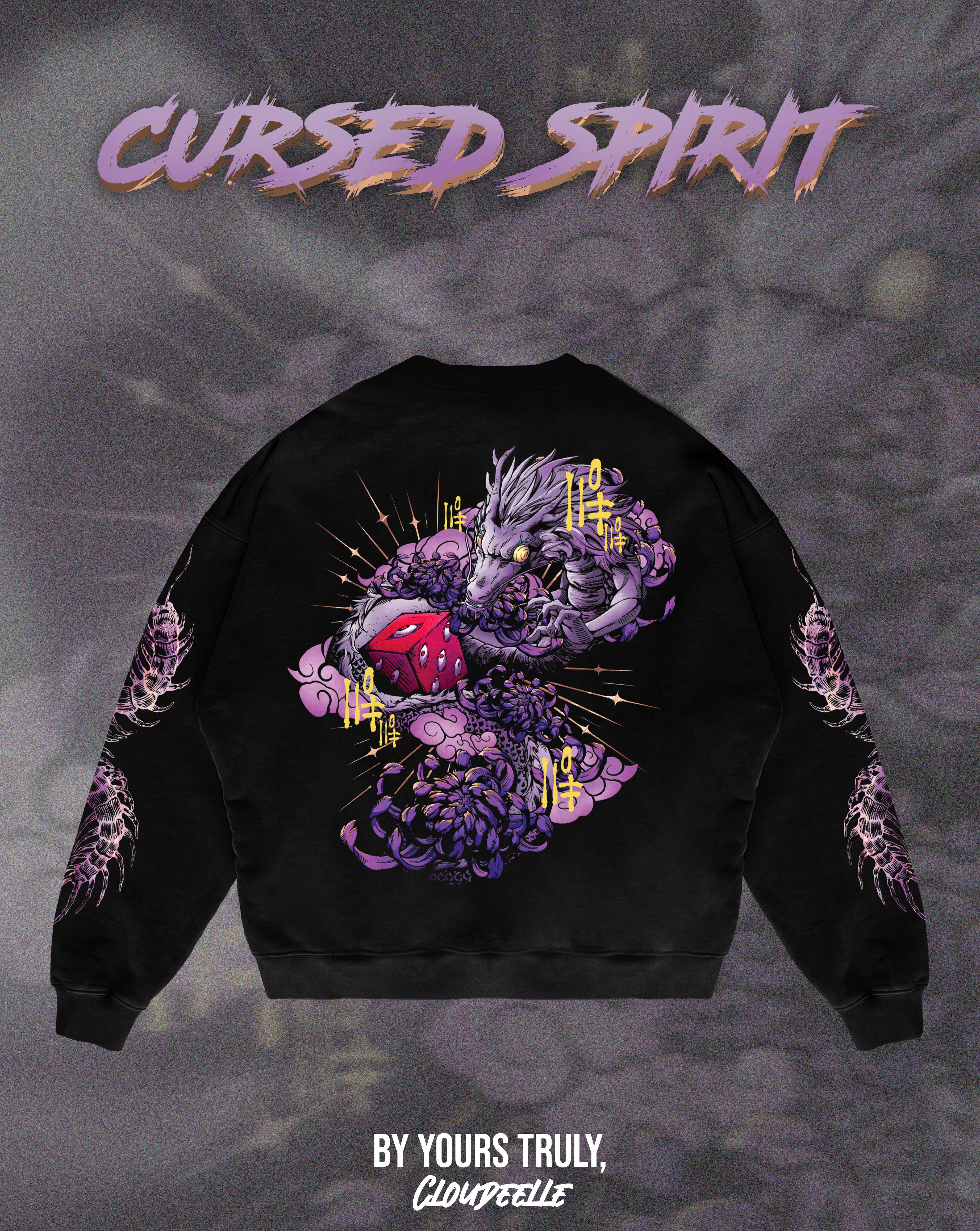 "Cursed Spirit" - Oversized Crewneck