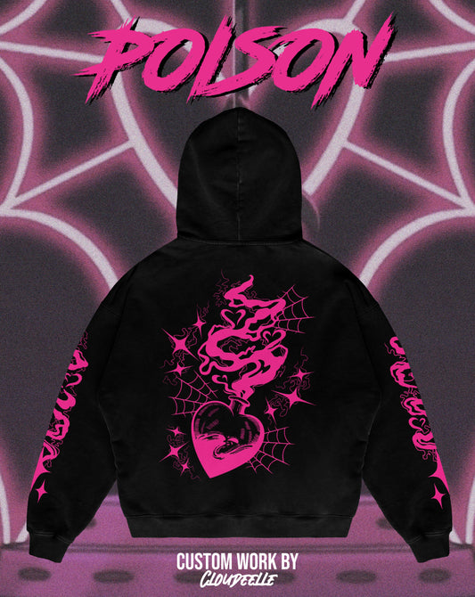 "Poison" - Oversized ZIP-UP Hoodie