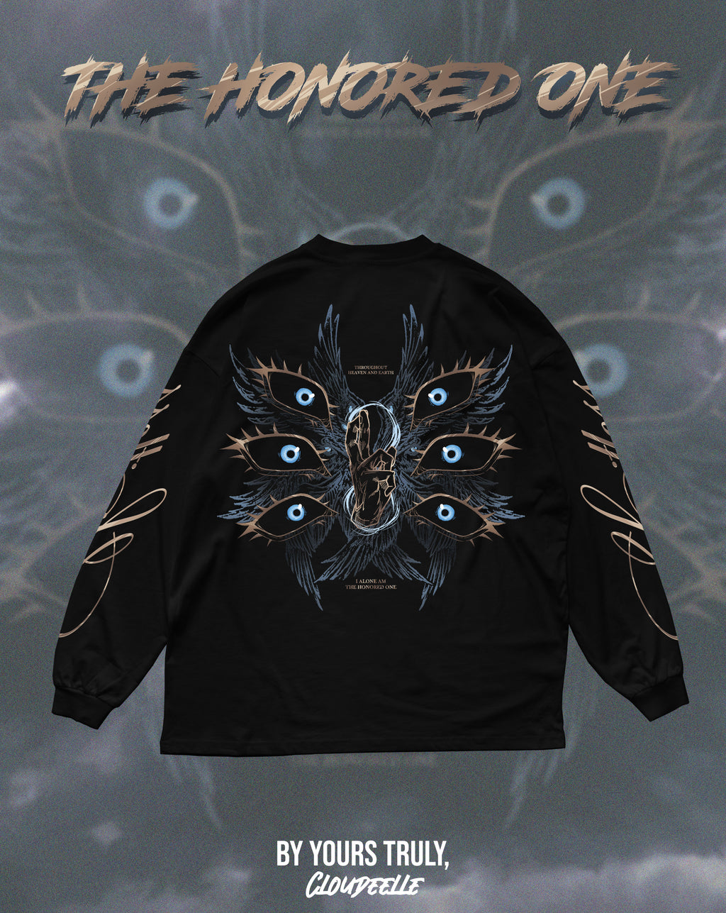 "The Honored One" - Oversized Longsleeve Tee