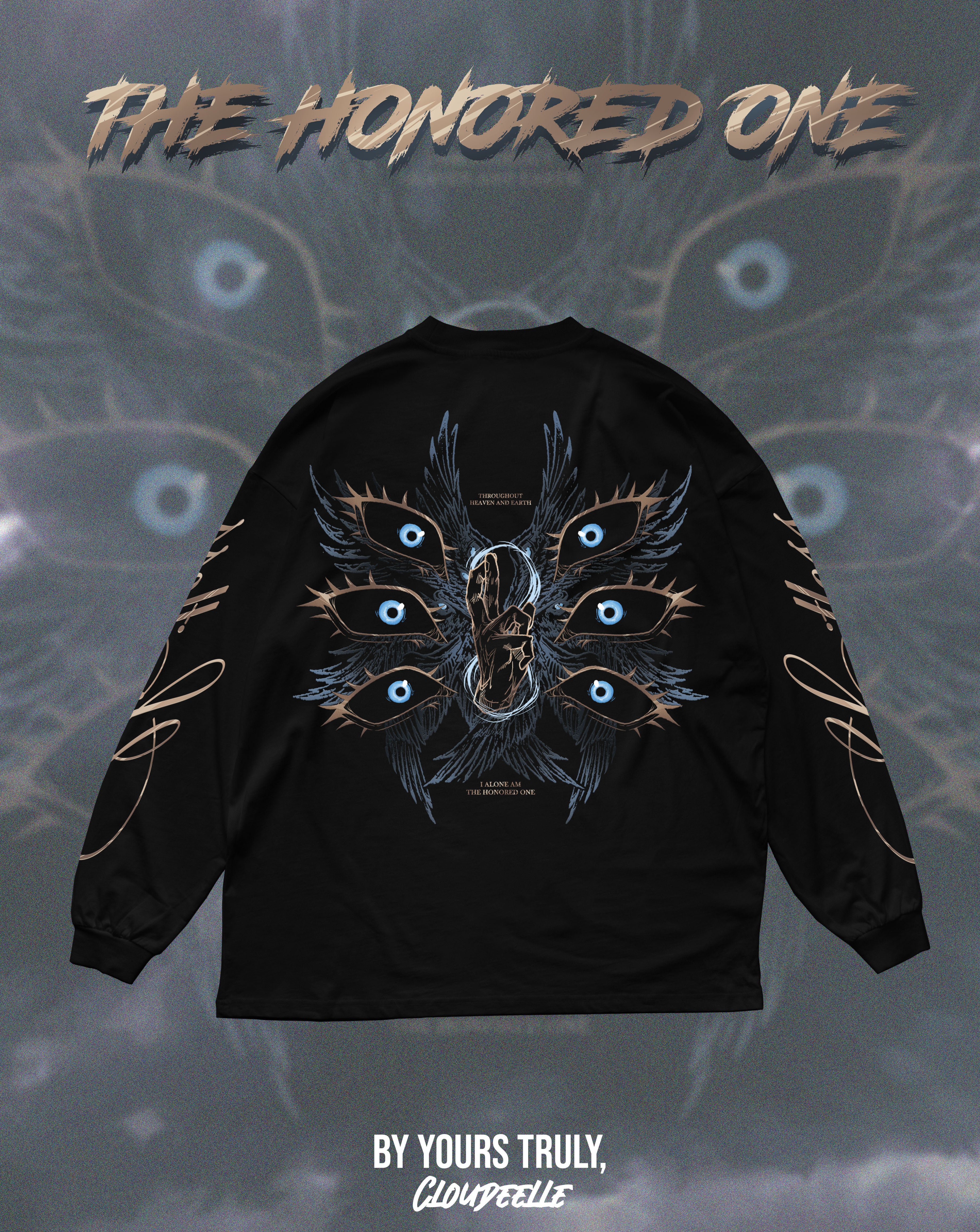 "The Honored One" - Oversized Longsleeve Tee