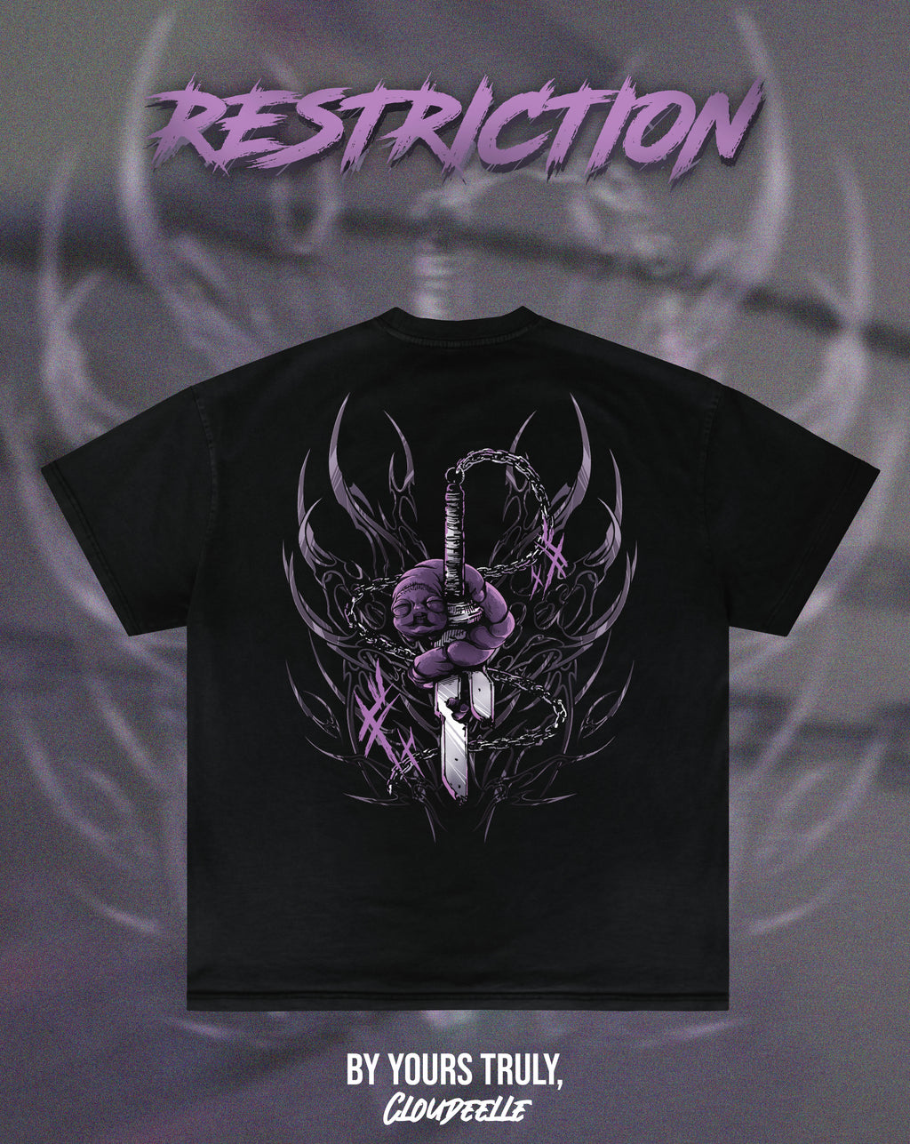 "Restriction" - Oversized Tee