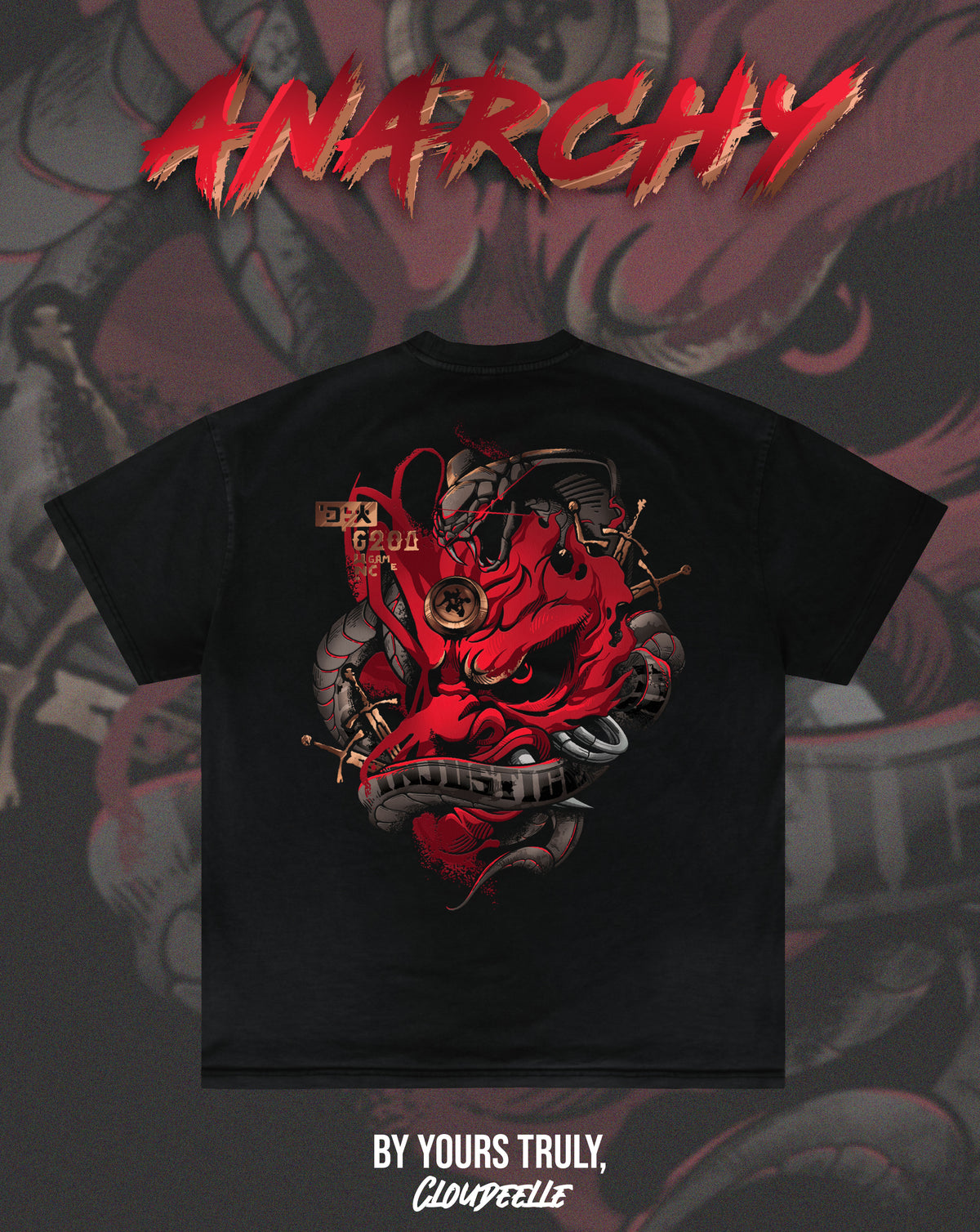 "Anarchy" - Oversized Tee