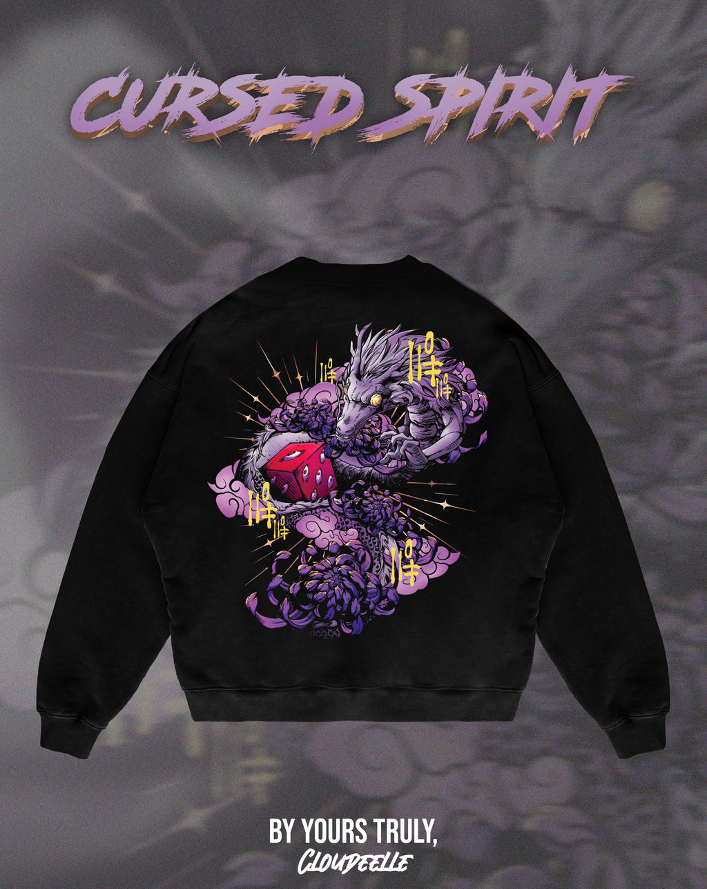 "Cursed Spirit" - Oversized Crewneck