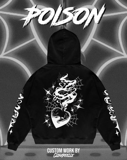 "Poison" - Oversized ZIP-UP Hoodie