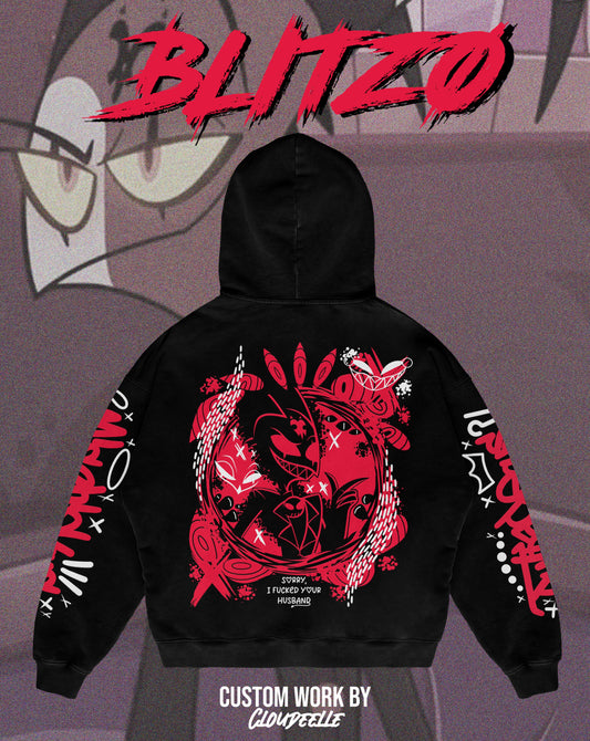"Blitzø" - Oversized ZIP-UP Hoodie