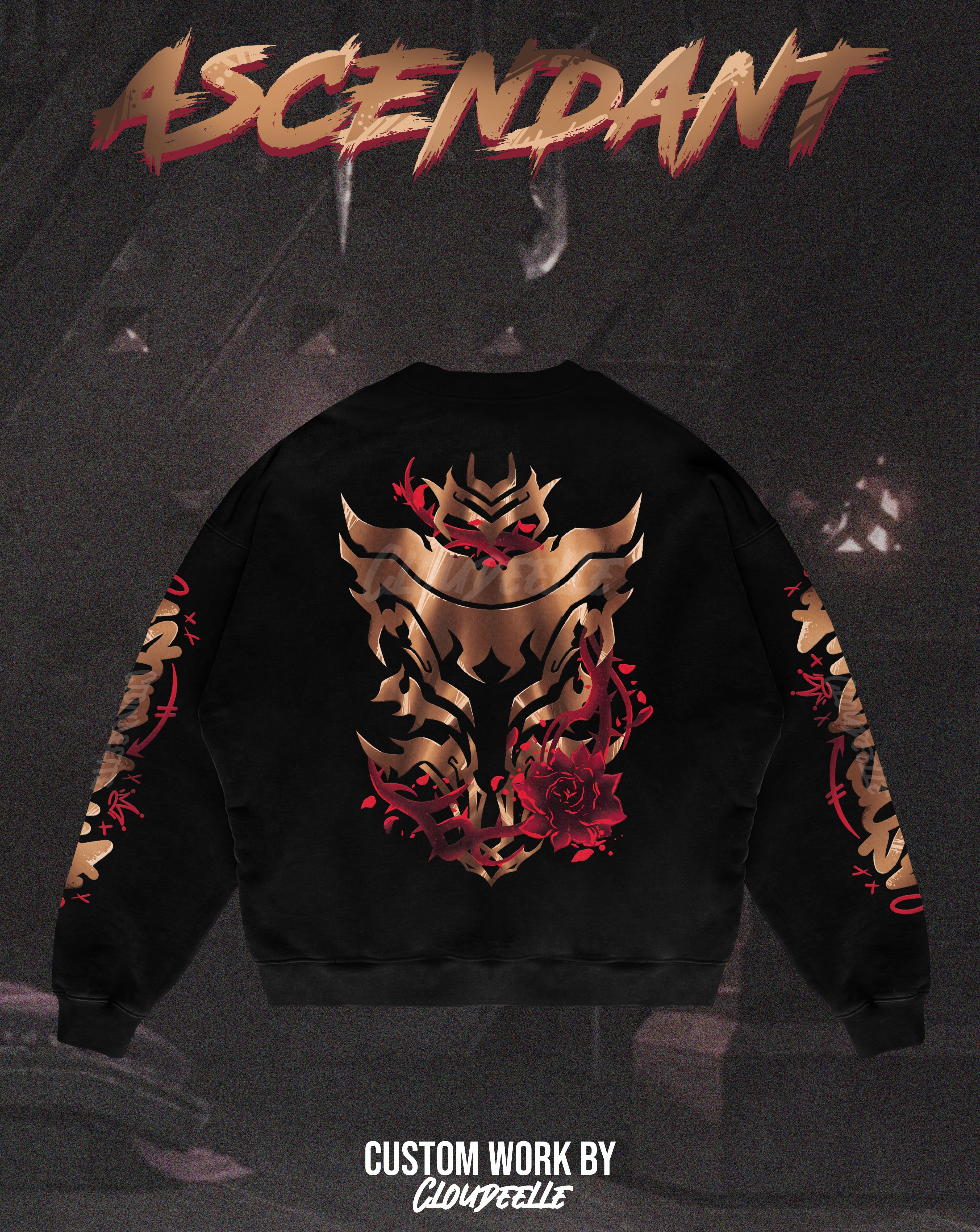 "Ascendant" - Oversized Crewneck