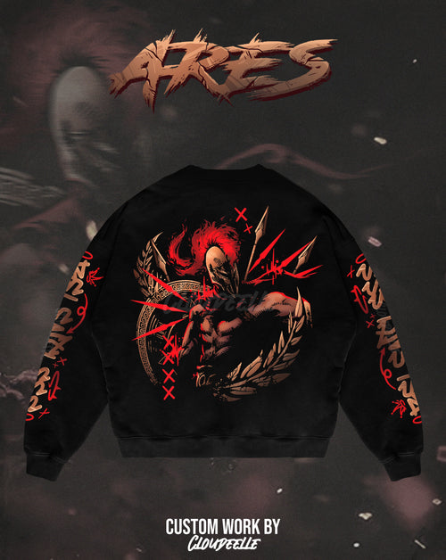 "Ares" - Oversized Crewneck