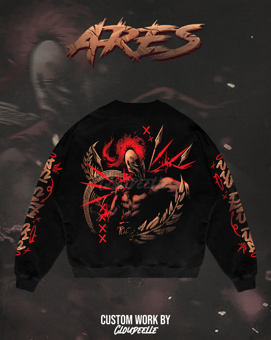 "Ares" - Oversized Crewneck