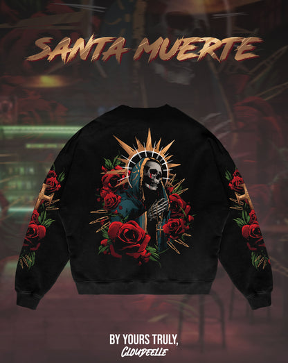 "Santa Muerte" - Oversized Crewneck