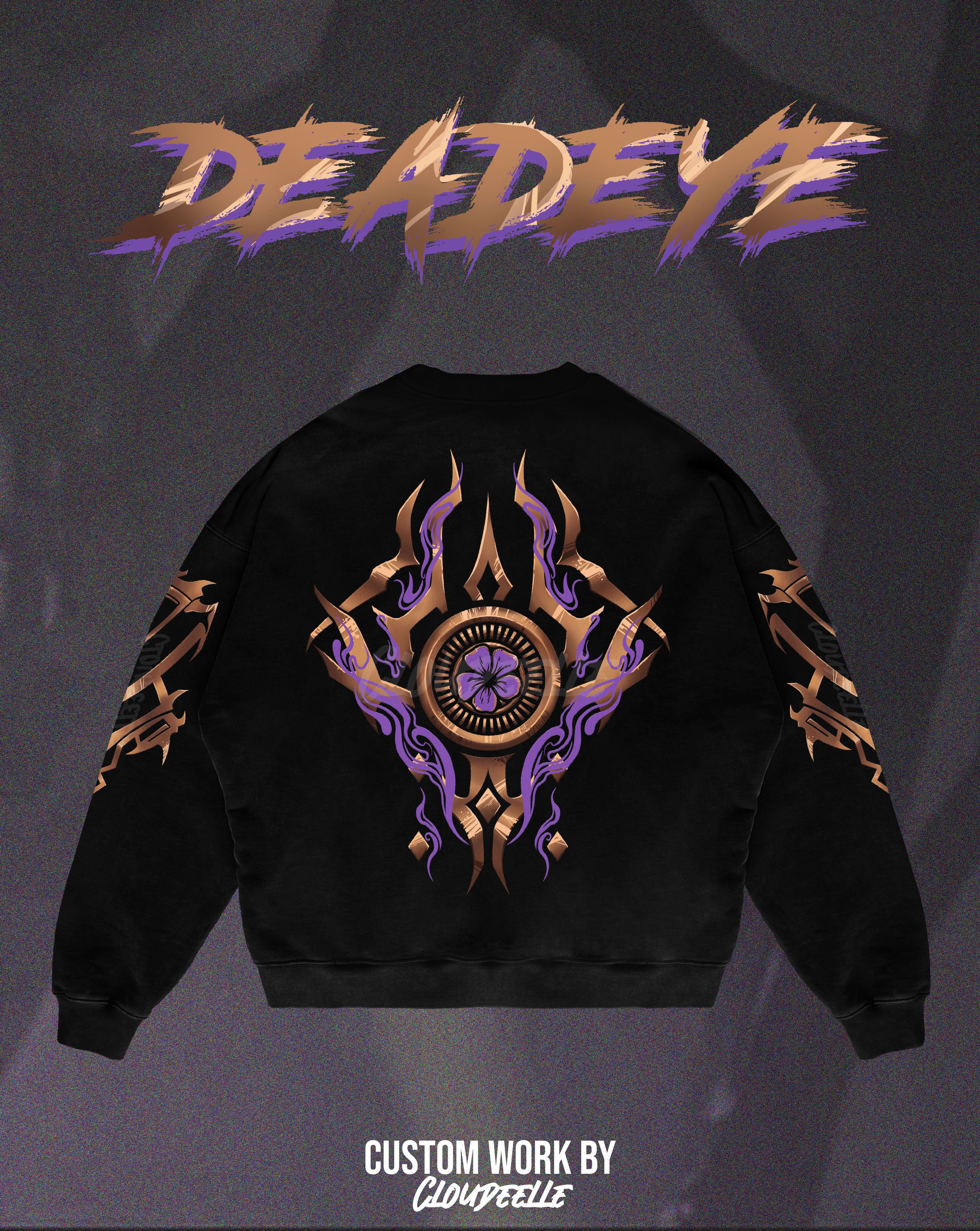 "Deadeye" - Oversized Crewneck