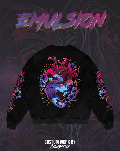 "Emulsion" - Oversized Crewneck
