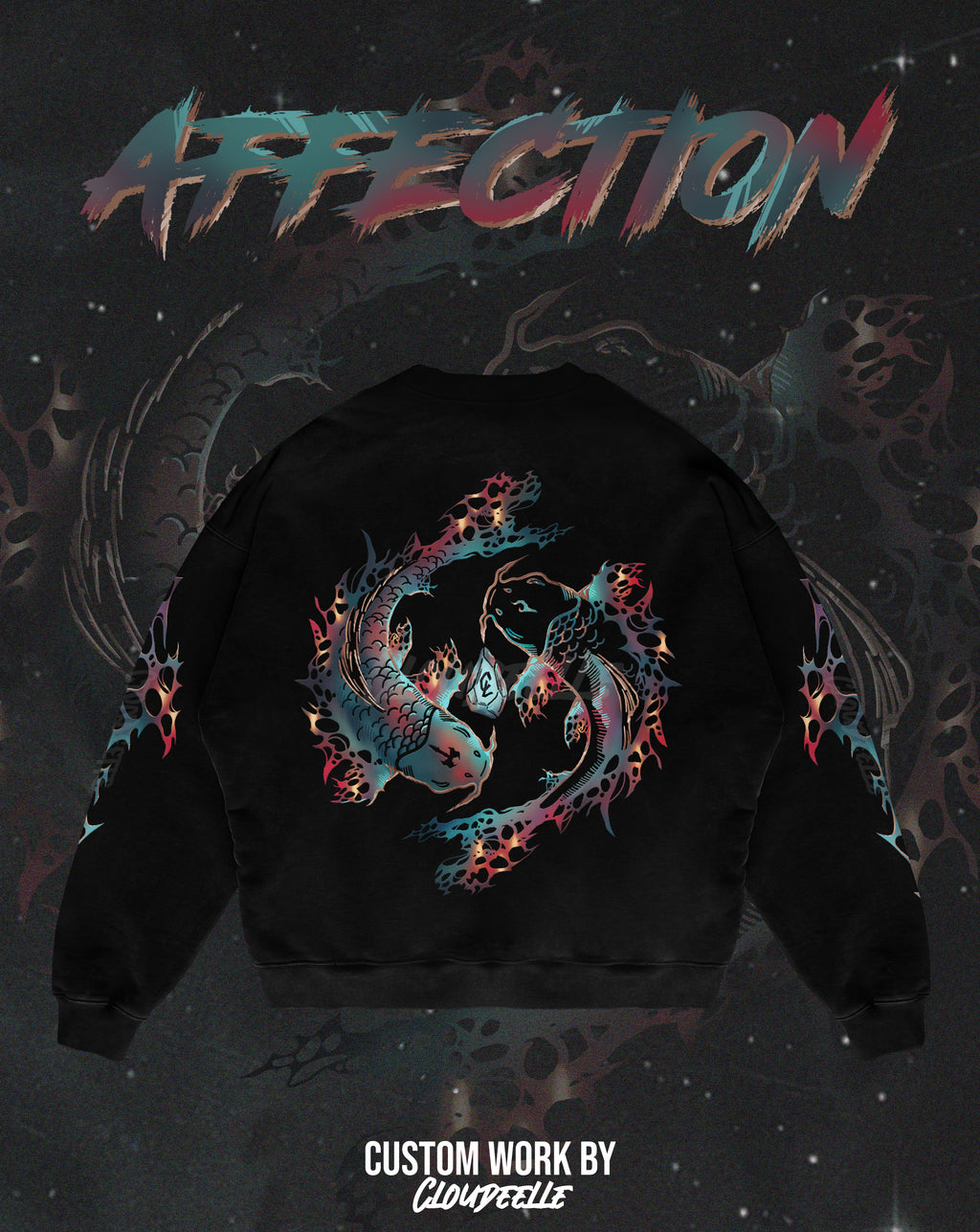 "Affection" - Oversized Crewneck