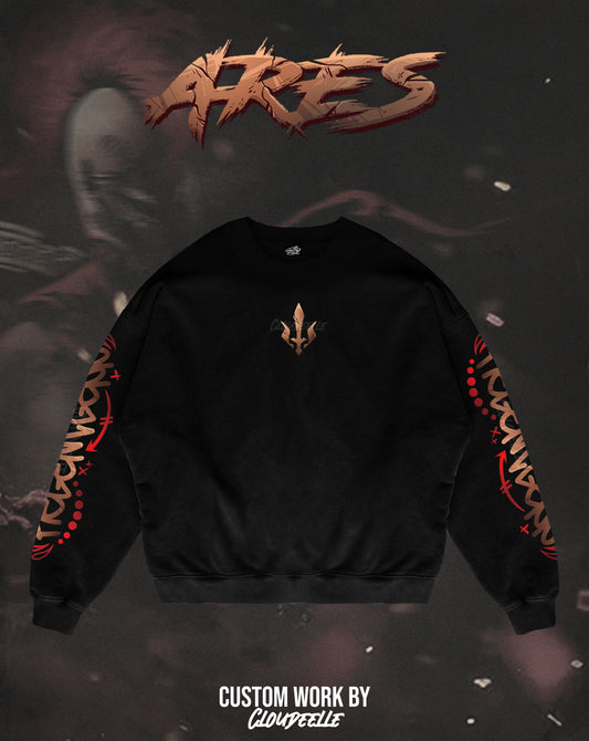 "Ares" - Oversized Crewneck