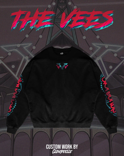 "The Vees" - Oversized Crewneck