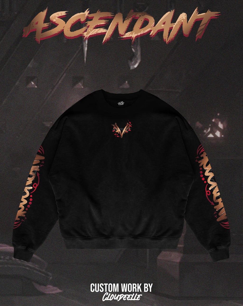 "Ascendant" - Oversized Crewneck
