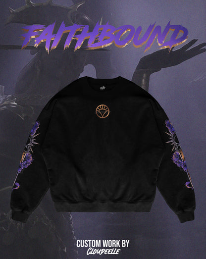 "Faithbound" - Oversized Crewneck