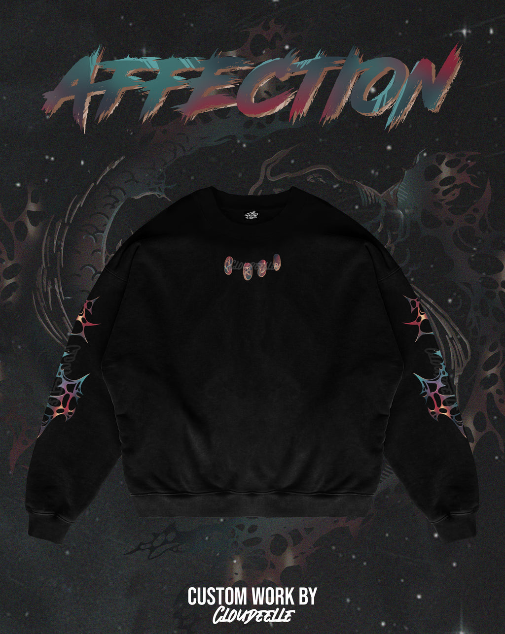 "Affection" - Oversized Crewneck