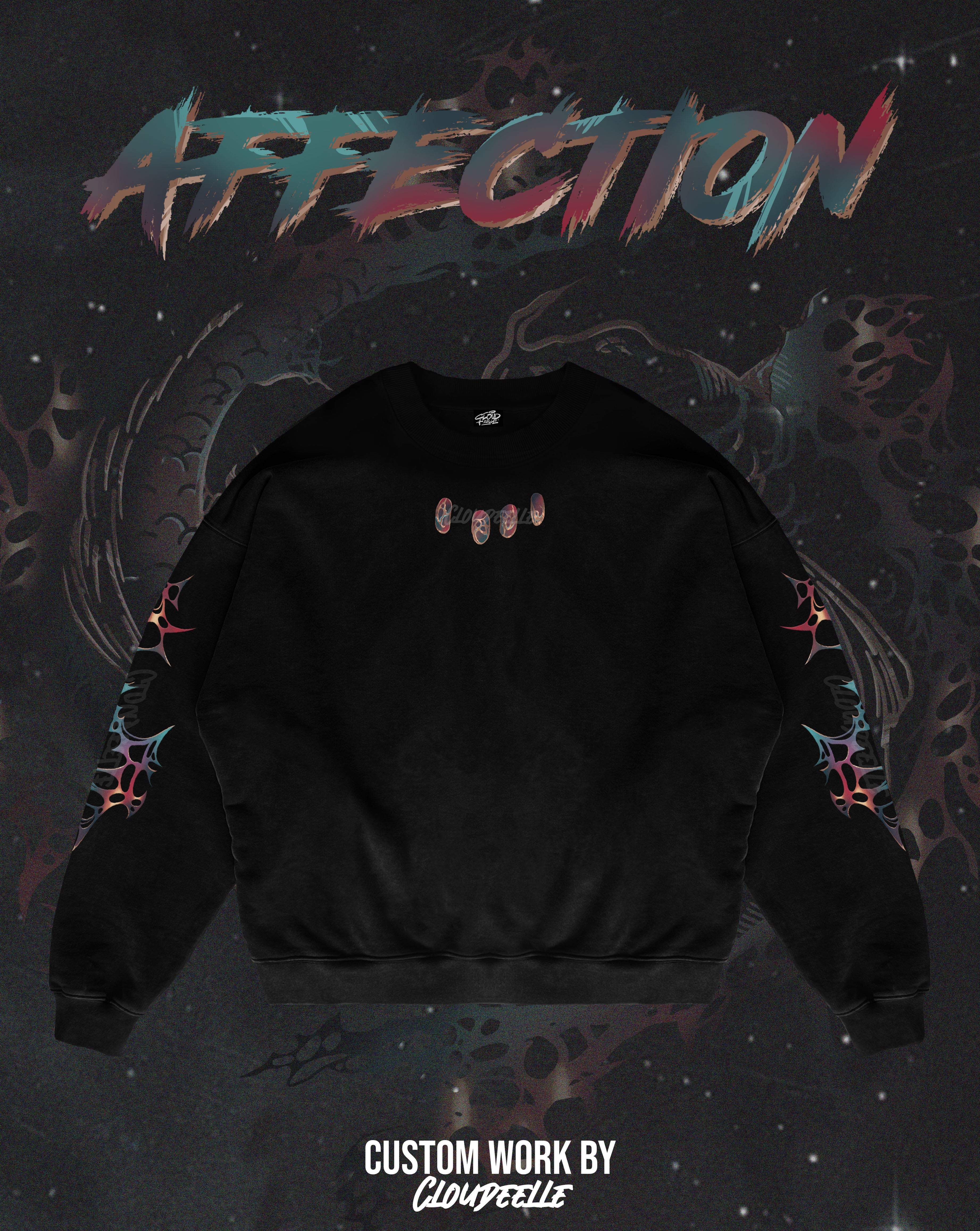 "Affection" - Oversized Crewneck