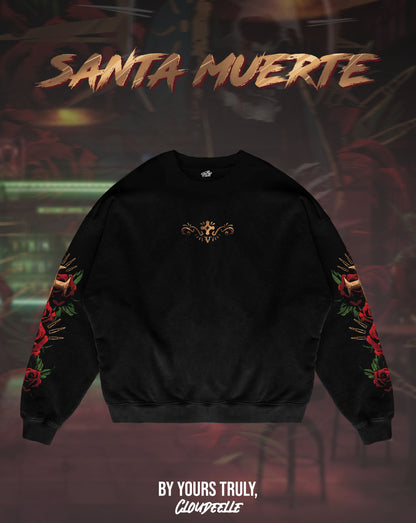 "Santa Muerte" - Oversized Crewneck