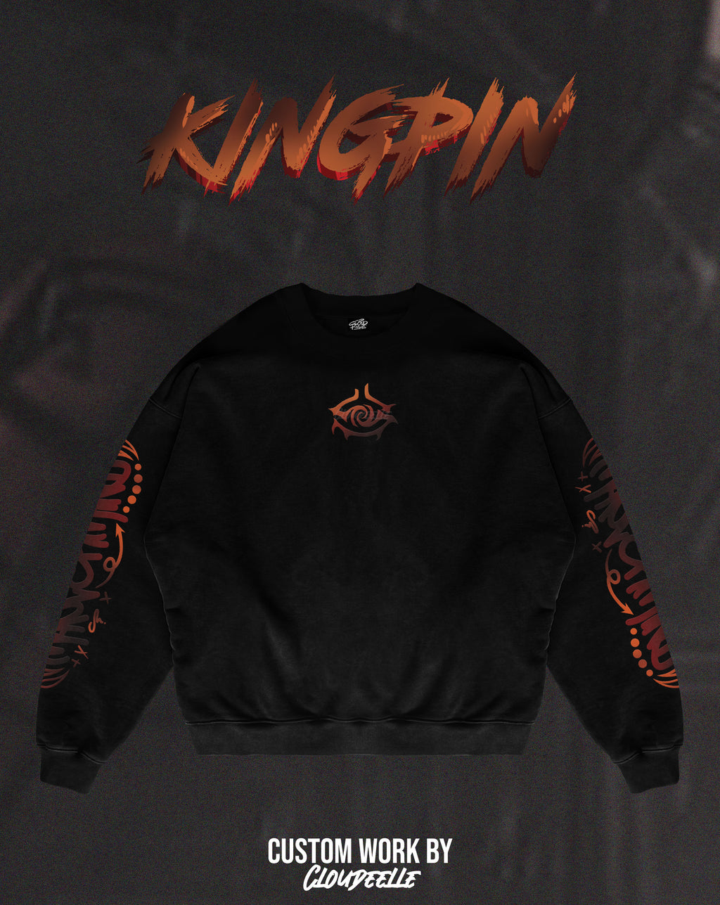 "Kingpin" - Oversized Crewneck