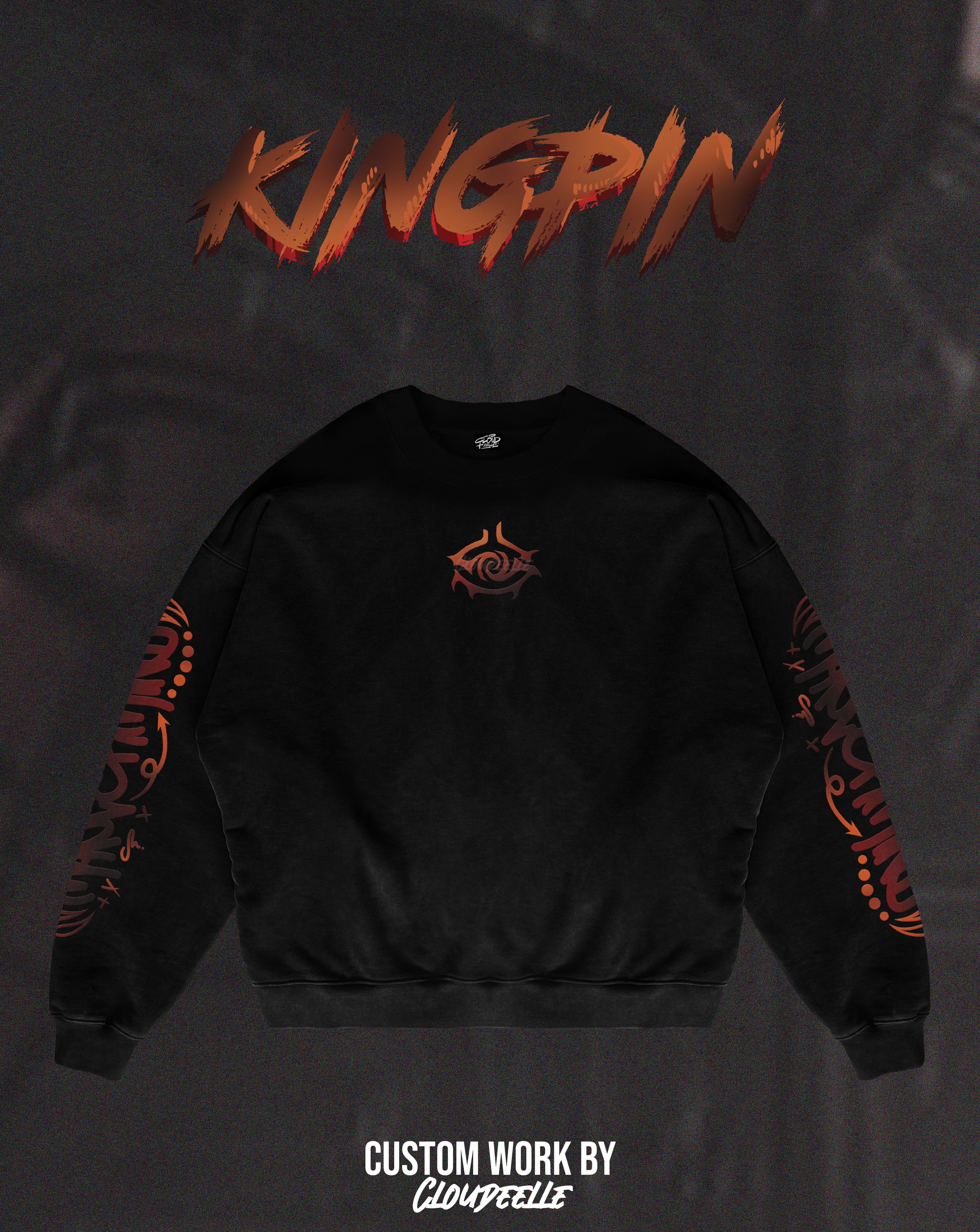 "Kingpin" - Oversized Crewneck