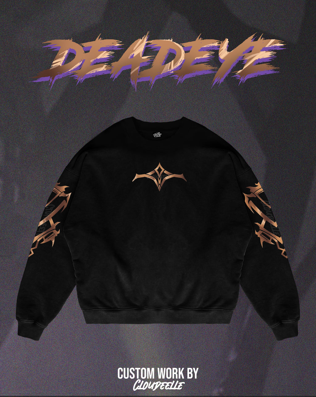 "Deadeye" - Oversized Crewneck