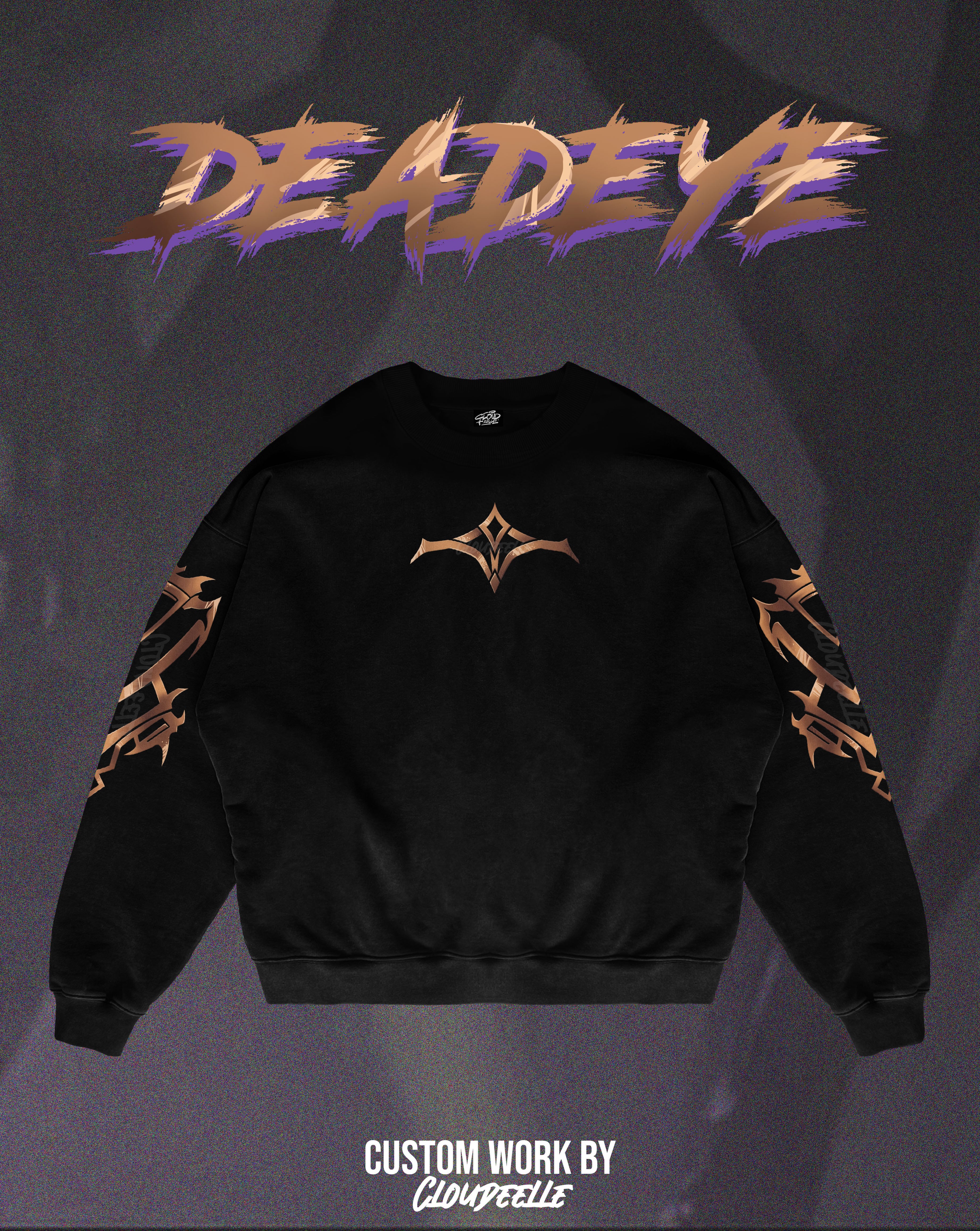 "Deadeye" - Oversized Crewneck