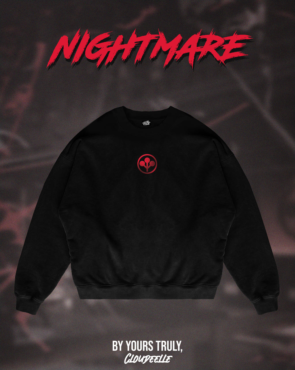 "Nightmare" - Oversized Crewneck