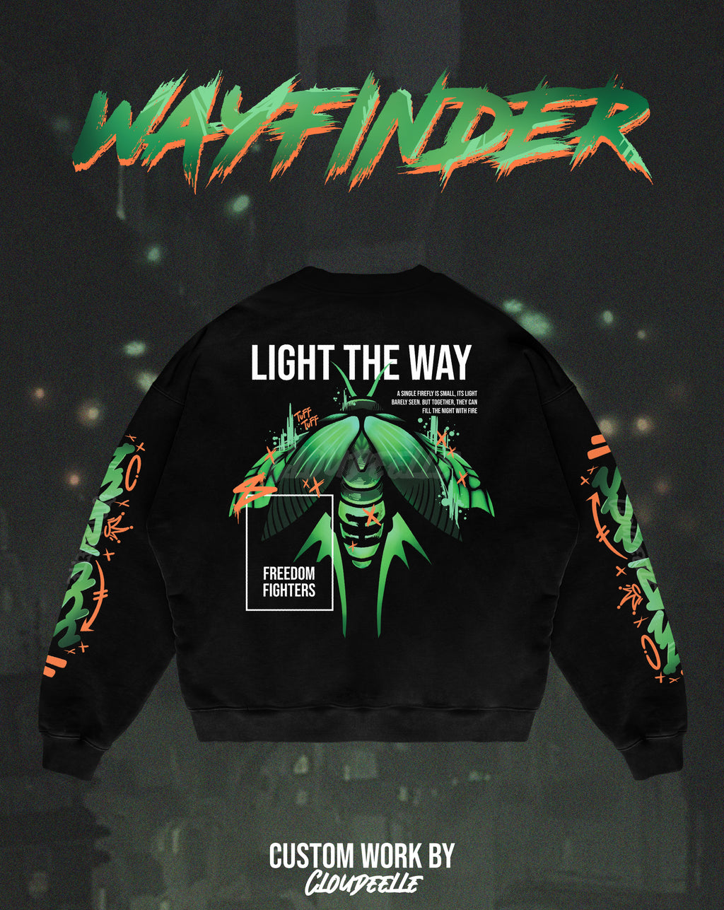 "Wayfinder" - Oversized Crewneck