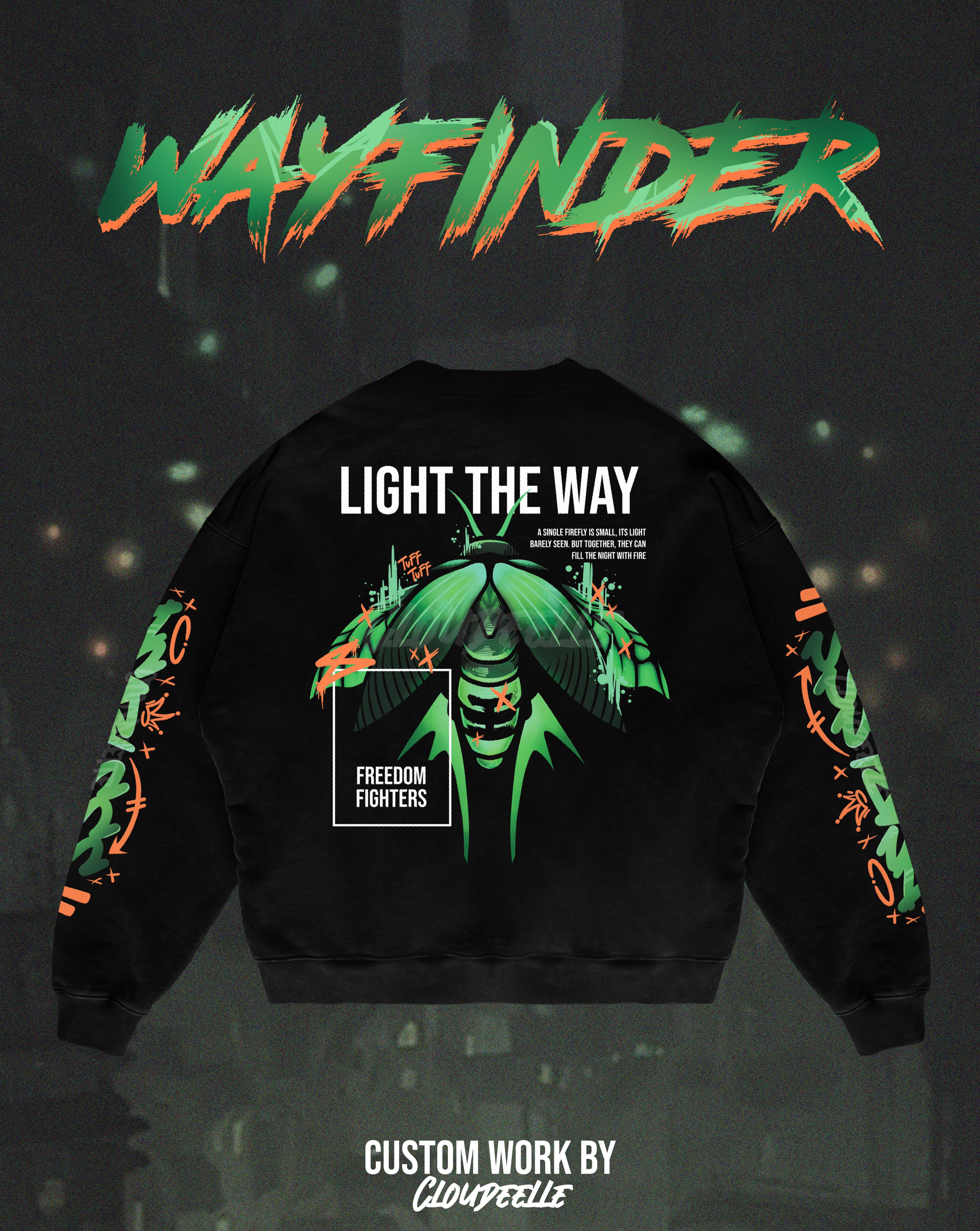 "Wayfinder" - Oversized Crewneck