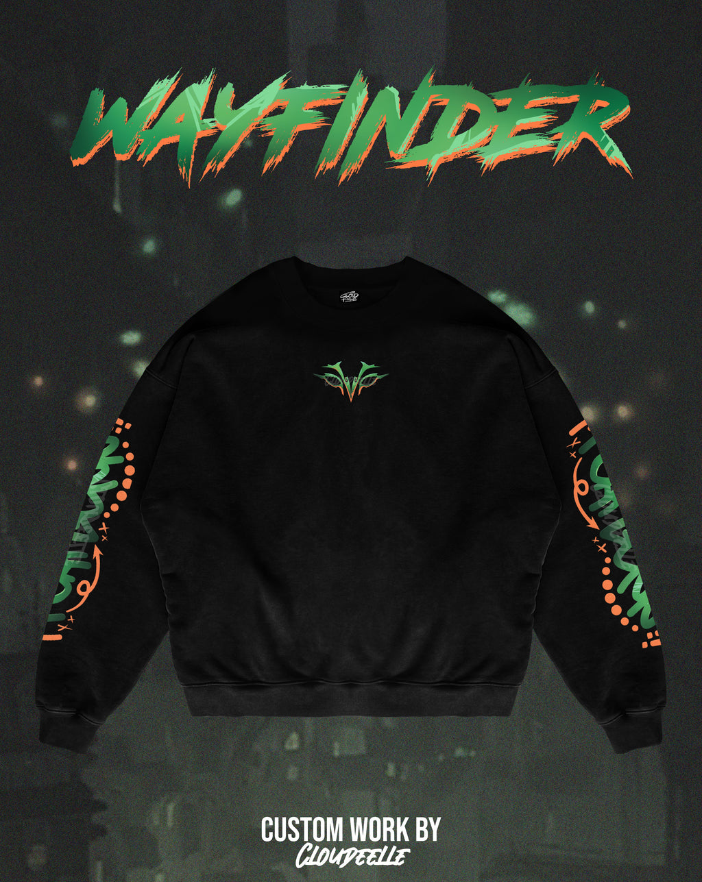 "Wayfinder" - Oversized Crewneck