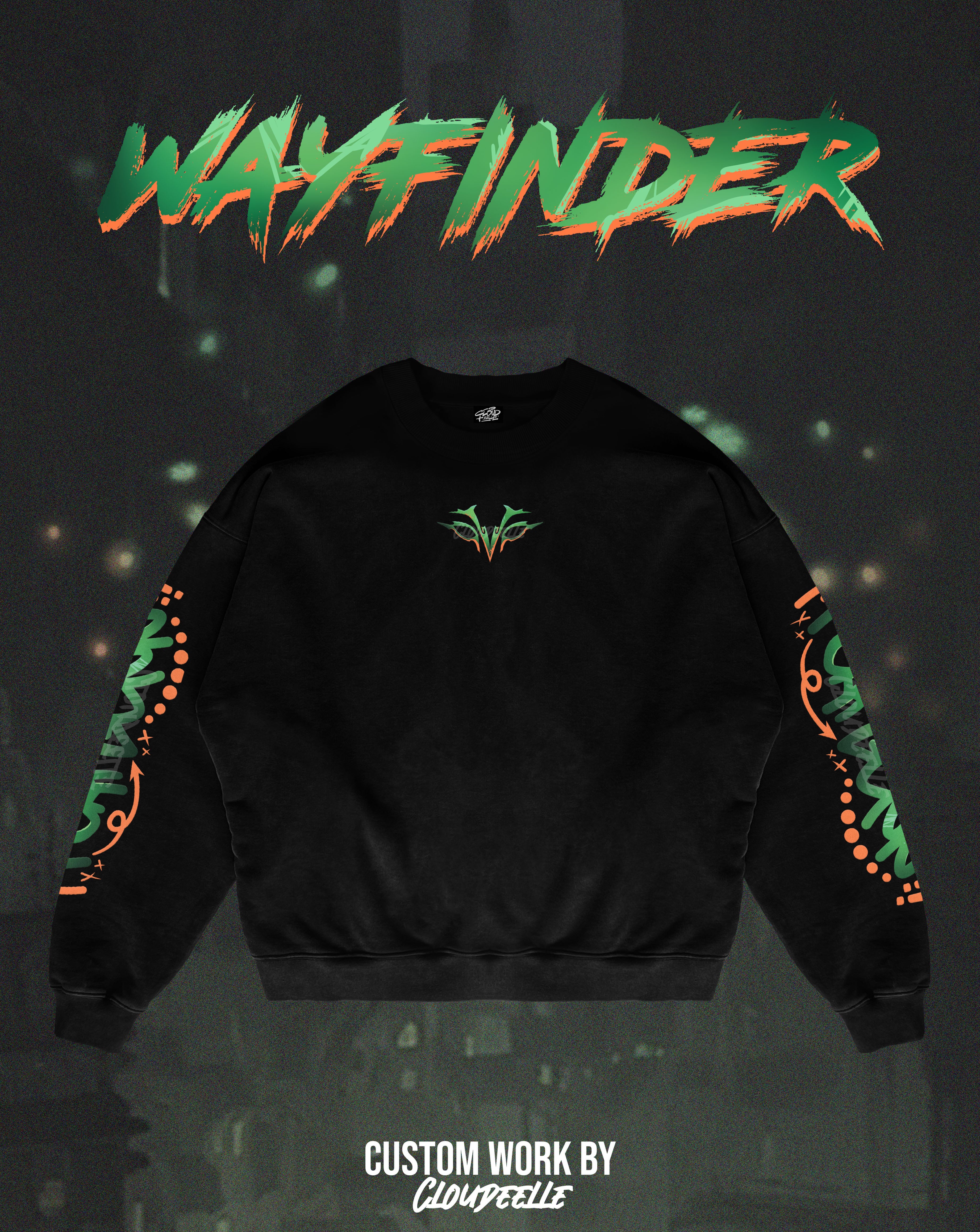 "Wayfinder" - Oversized Crewneck