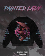 "Painted Lady" - Oversized Crewneck