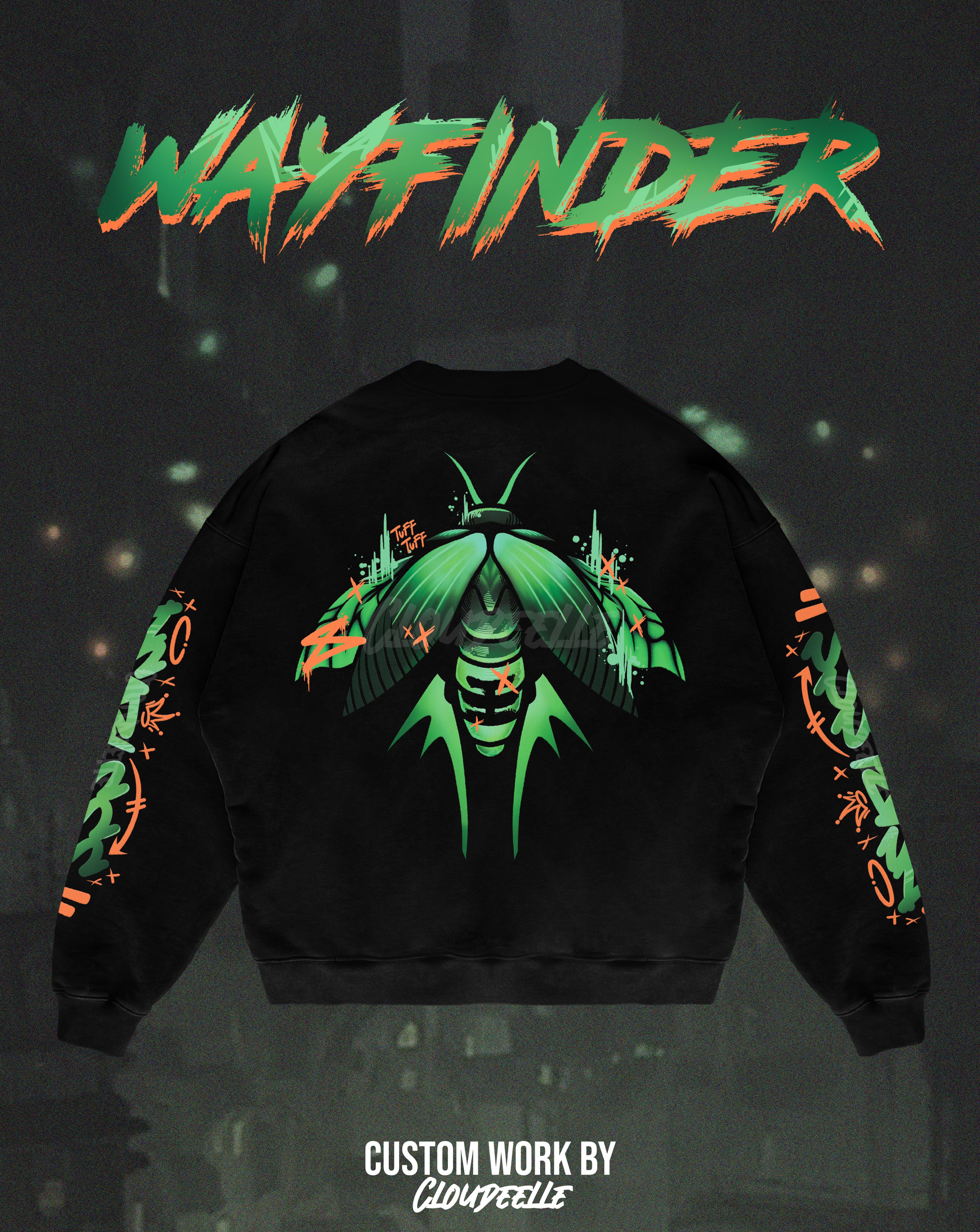 "Wayfinder" - Oversized Crewneck