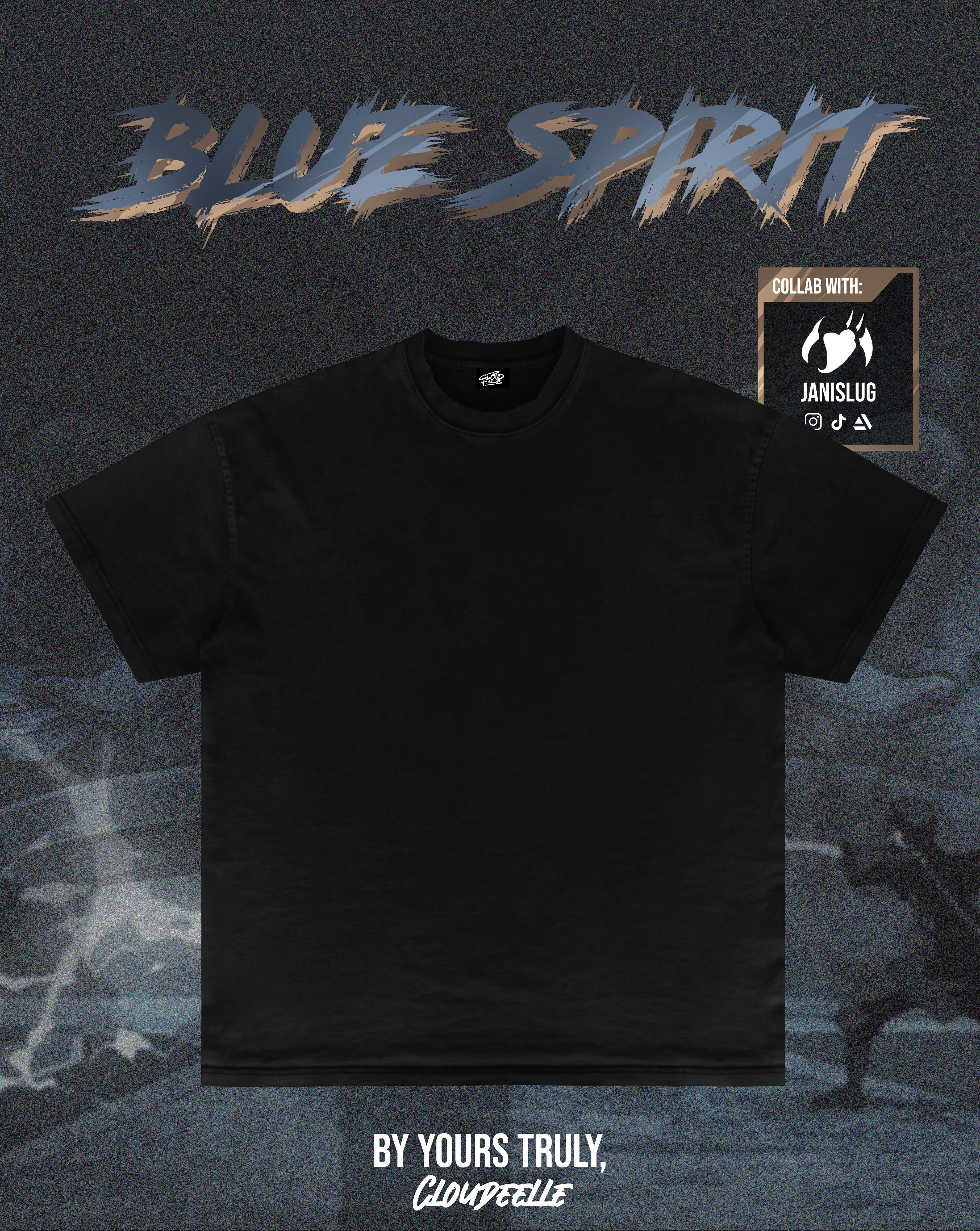 "Blue Spirit" - Oversized Tee