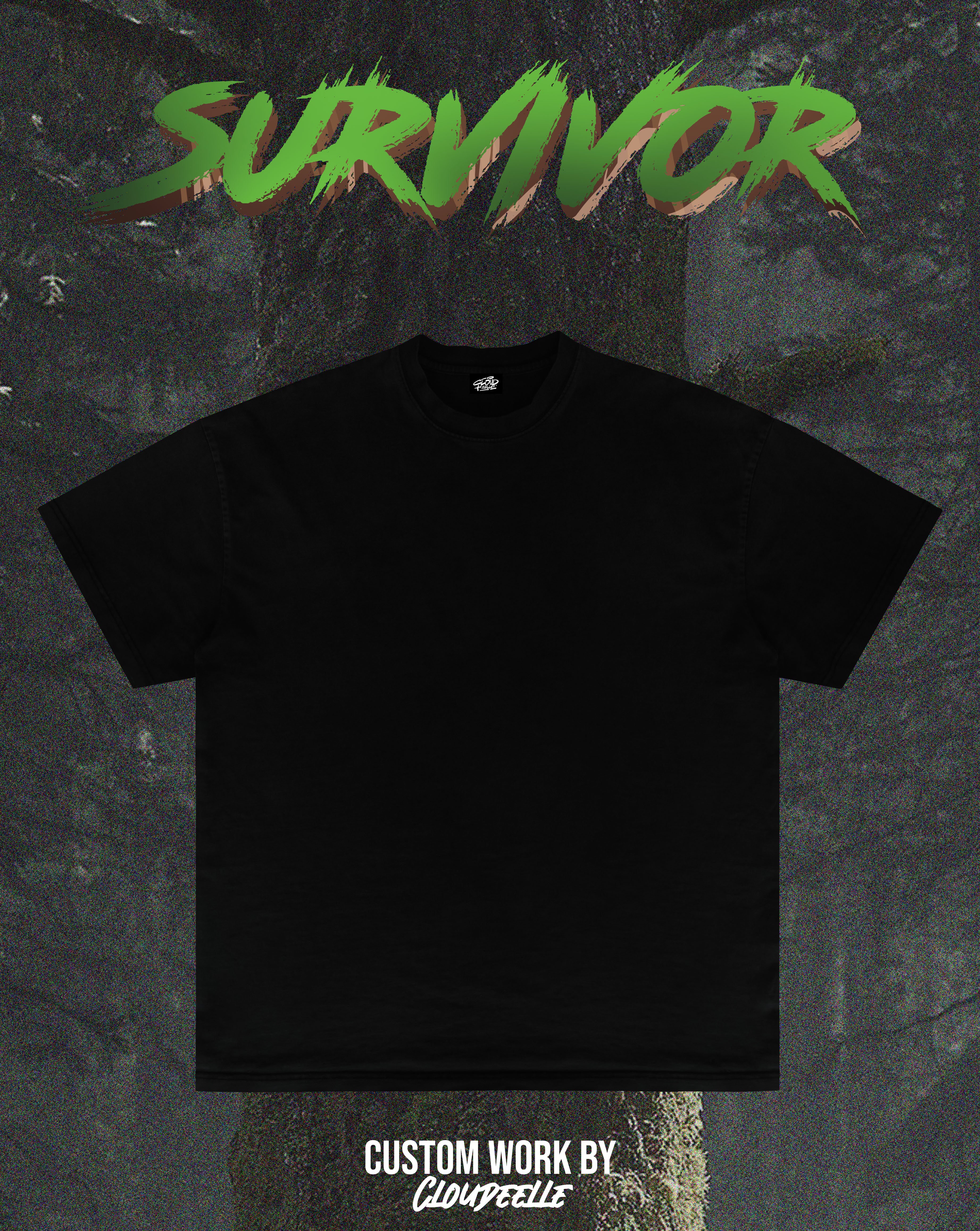 "Survivor" - Oversized Tee