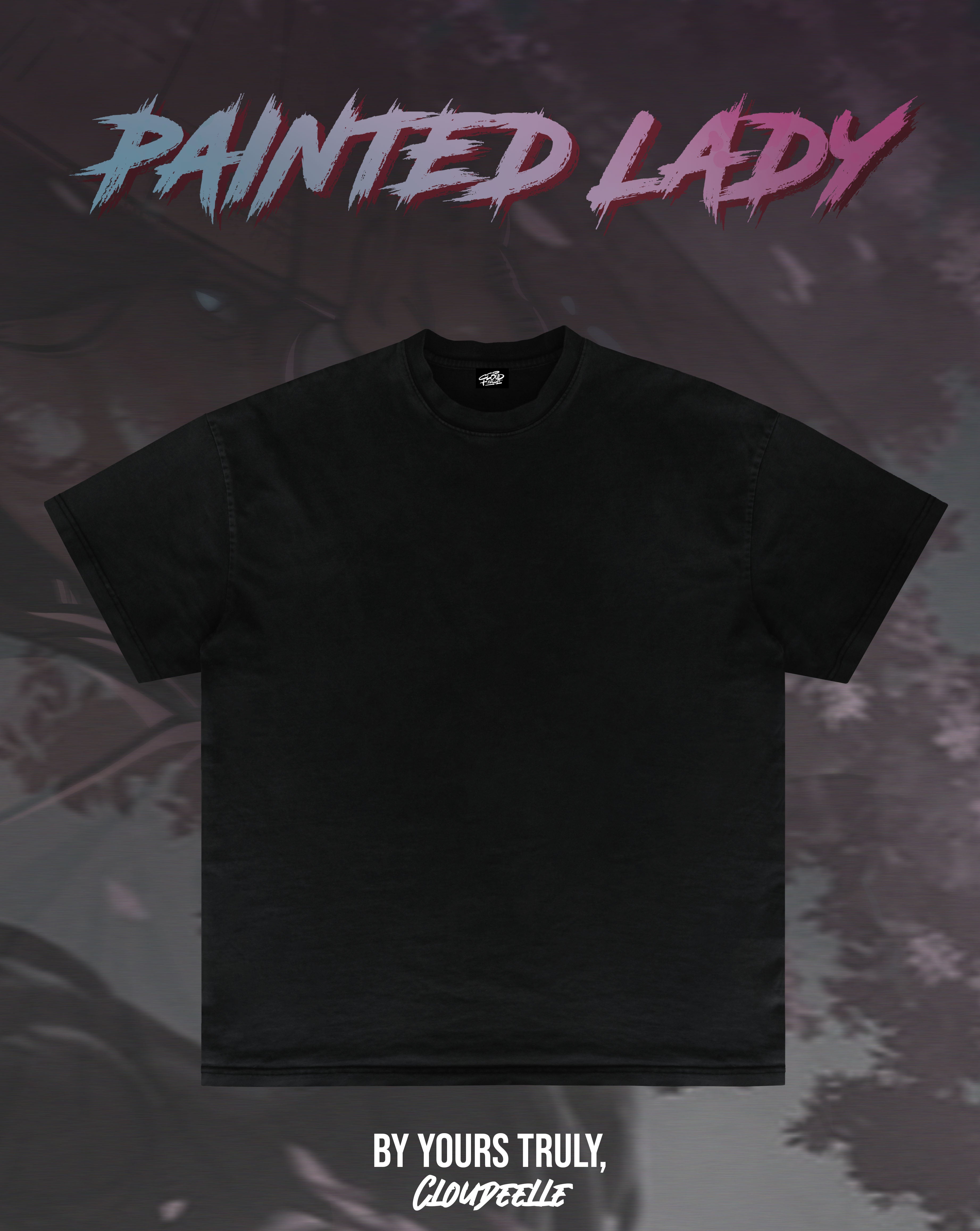 "Painted Lady" - Oversized Tee