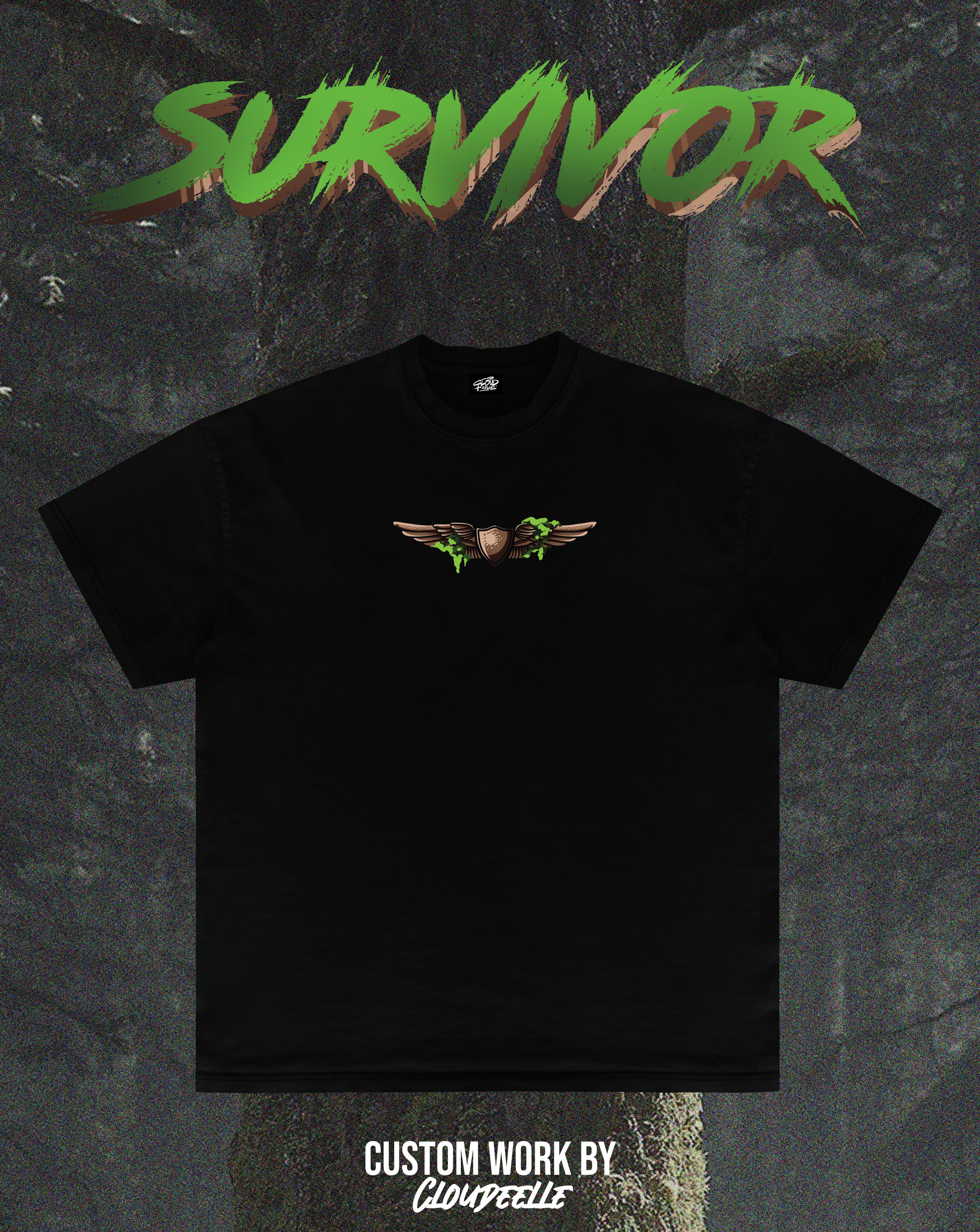 "Survivor" - Oversized Tee
