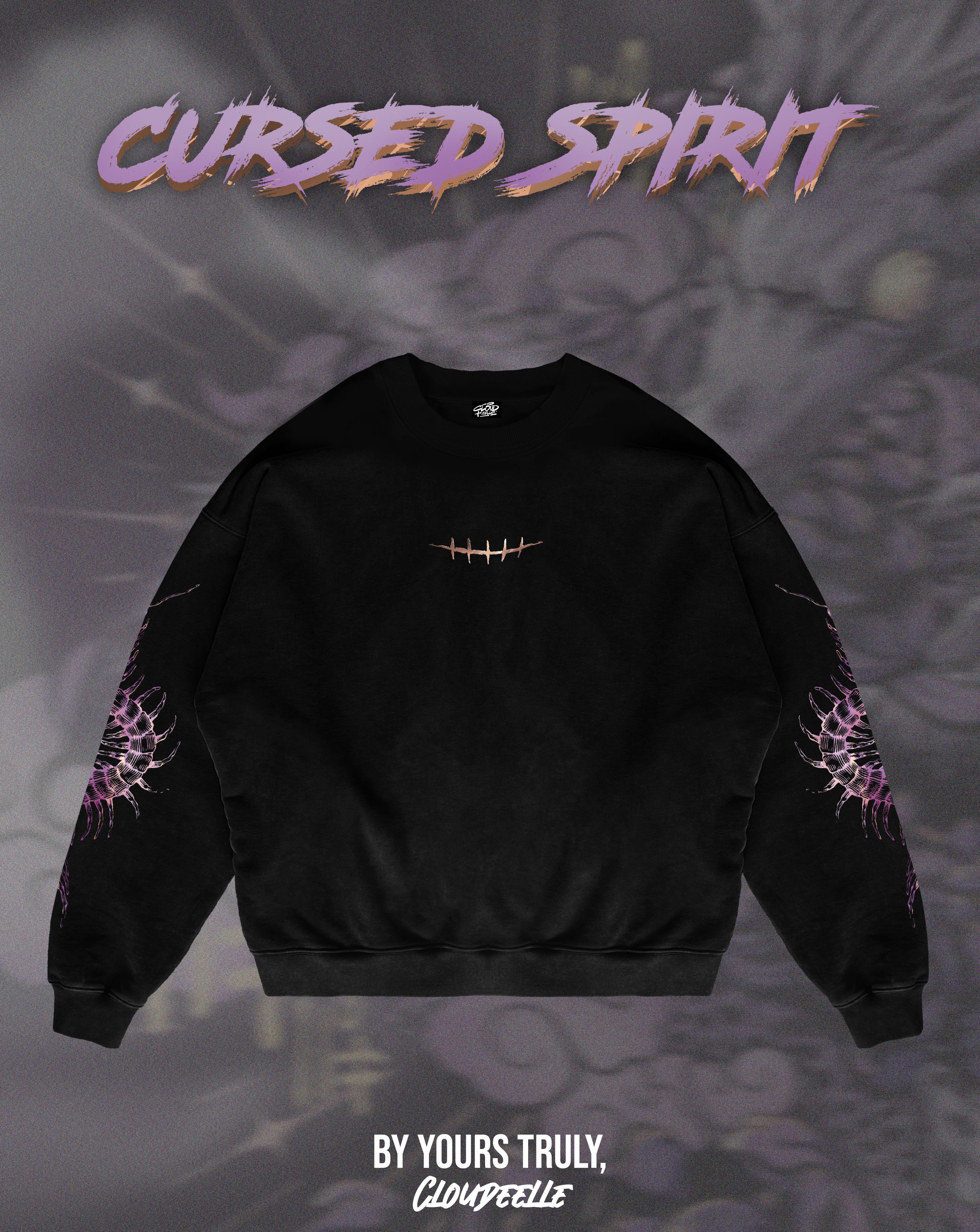 "Cursed Spirit" - Oversized Crewneck