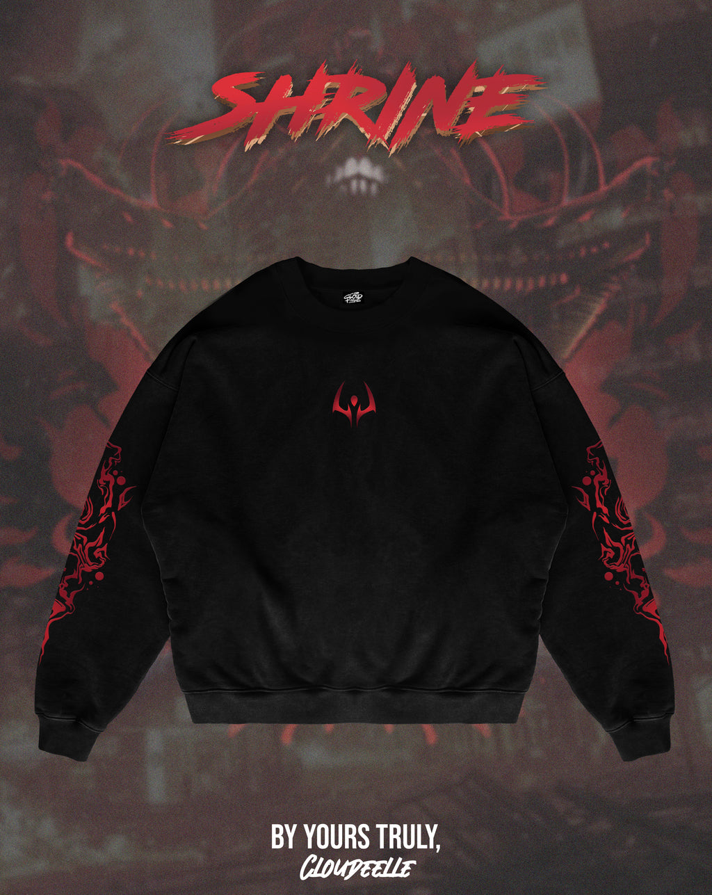 "Shrine" - Oversized Crewneck