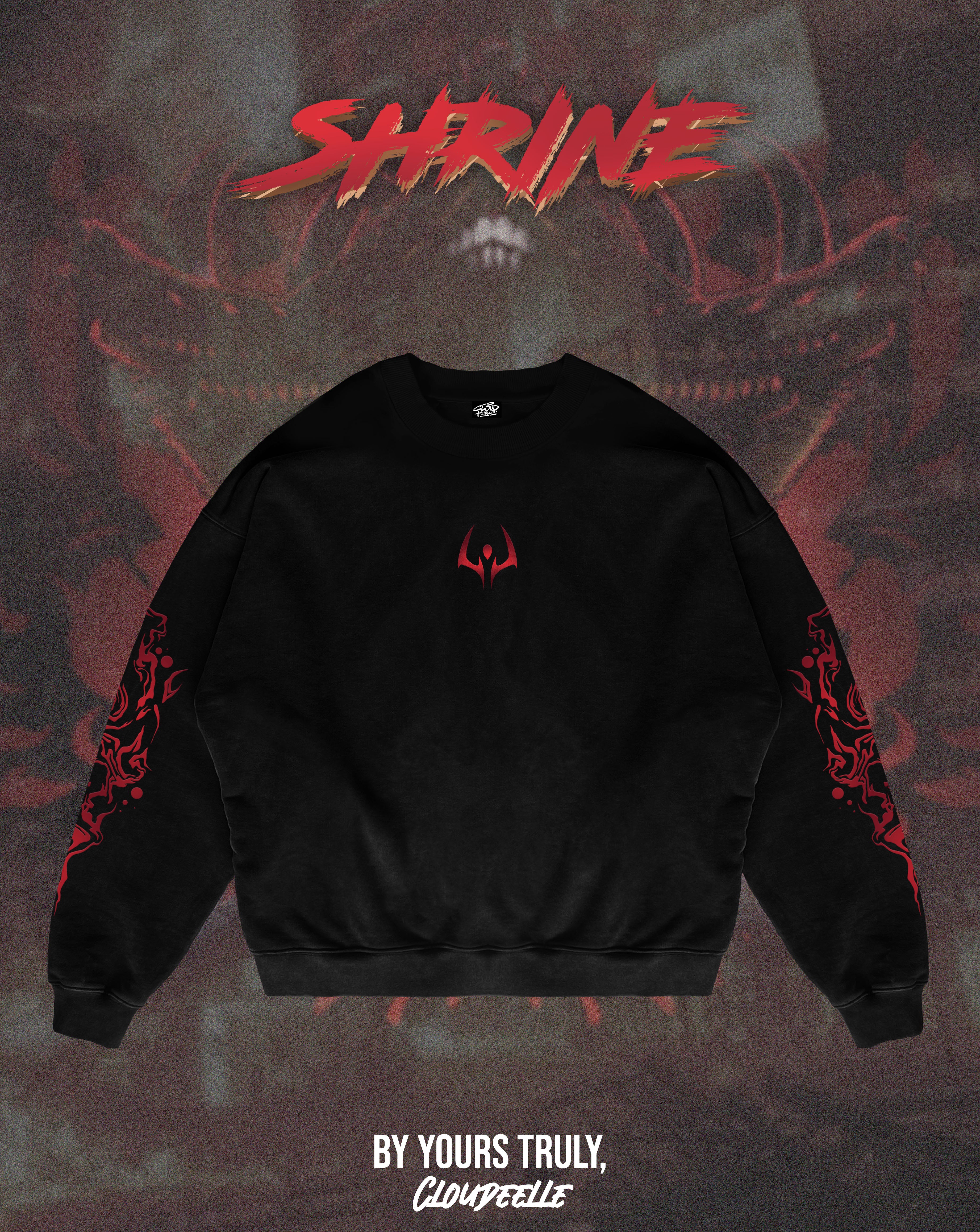 "Shrine" - Oversized Crewneck
