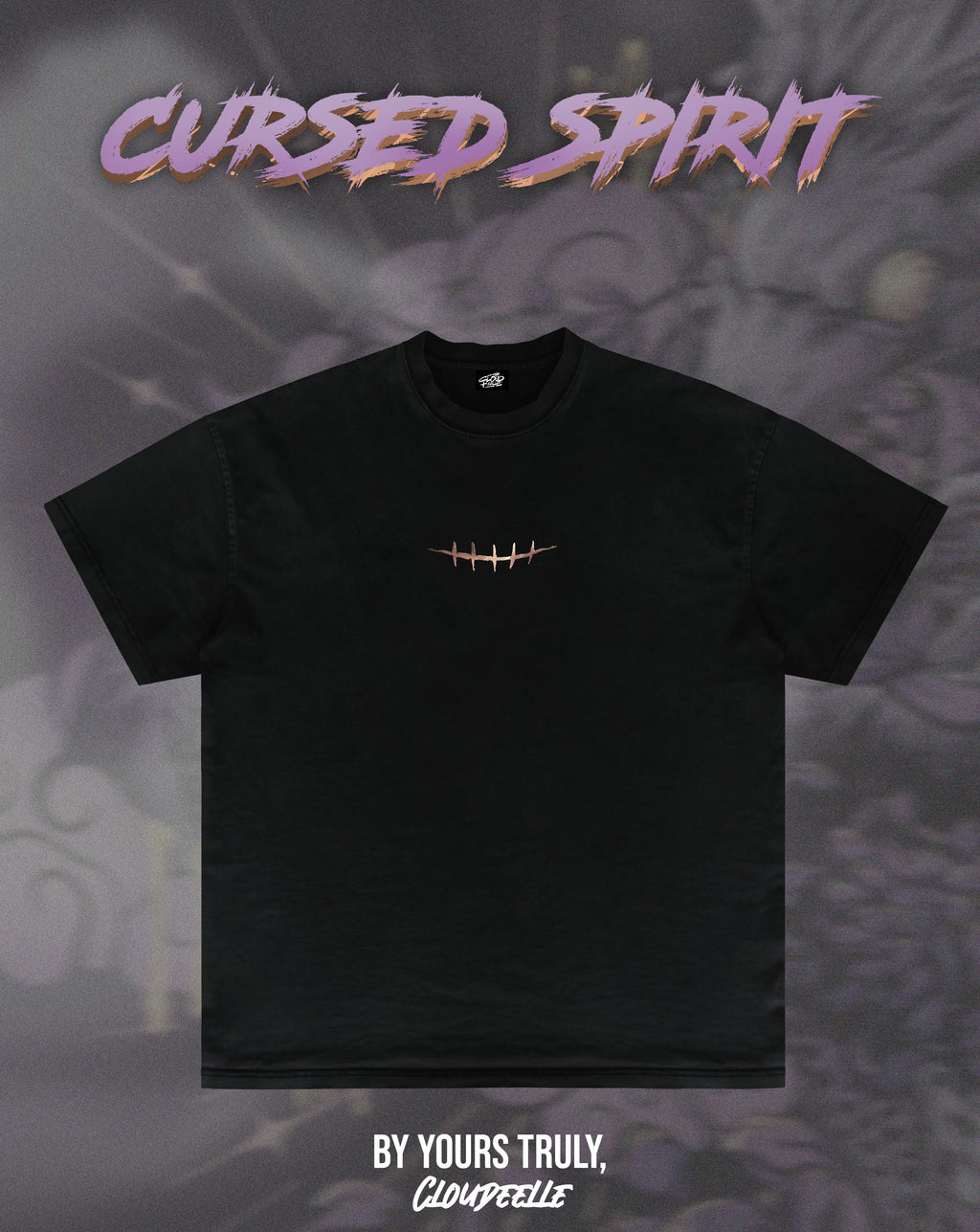 "Cursed Spirit" - Oversized Tee