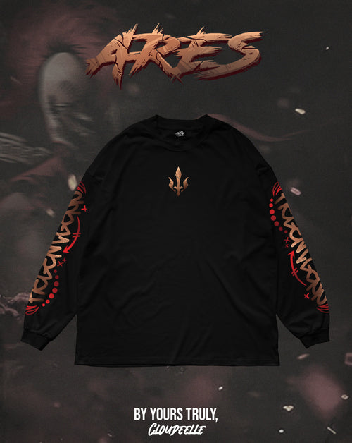 "Ares" - Oversized Longsleeve Tee